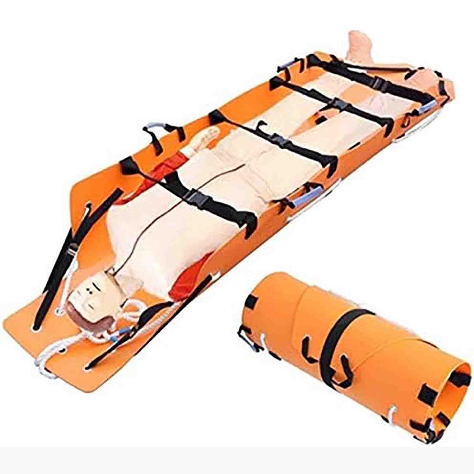 Barella Da Soccorso Portatile A Rotelle | Barella medica multifunzionale per alpinismo, incendi e soccorso speleologico
