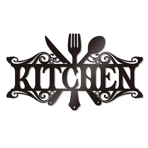 Metal Kitchen Wall Art Rustic Kitchen Sign Decor Farmhouse Kitchen