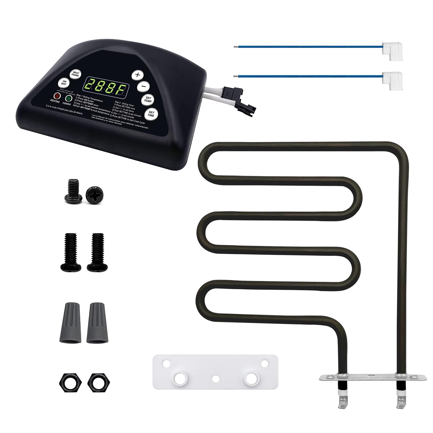 Amazon.com : Digital Control Panel Kit and 800 Watts Smoker Heating Element  Kit for Masterbuilt Electric Smoker. : Patio, Lawn & Garden