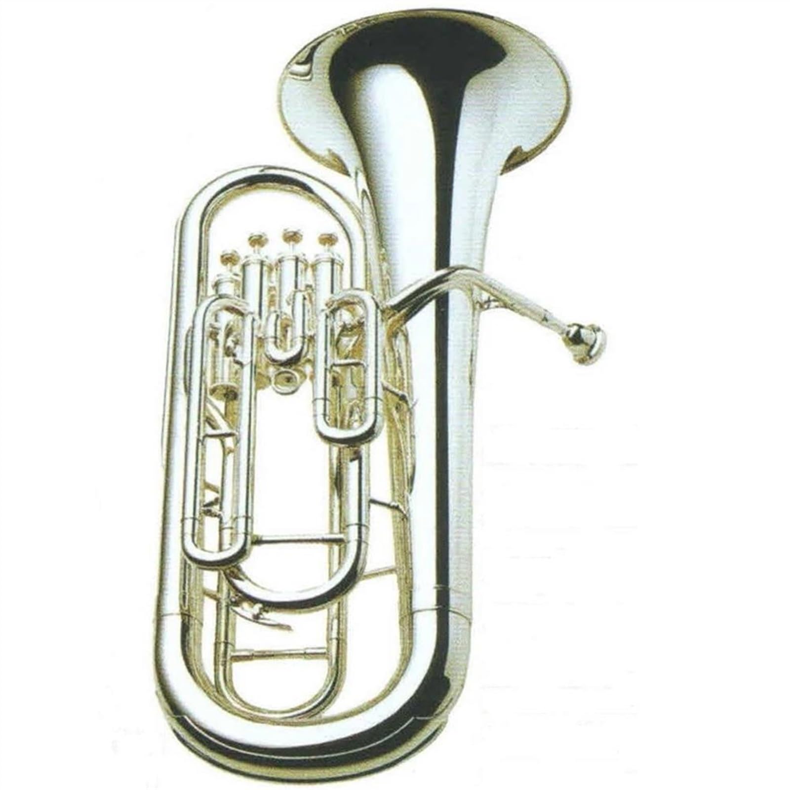 Euphonium Instrumenty Wysokiej Jakości Posrebrzane Tłoki Euphonium 4