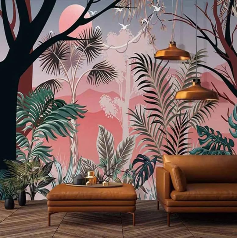 Papier peint fleurs bleues design 3D pour un intérieur raffiné