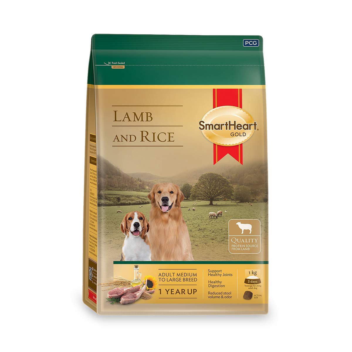 Smart Heart Gold Lamb & Rice Adult Medium to Large Breed Dry Dog Food, 3 Kg (B08VPGYDMF) Amazon Price History, Amazon Price Tracker