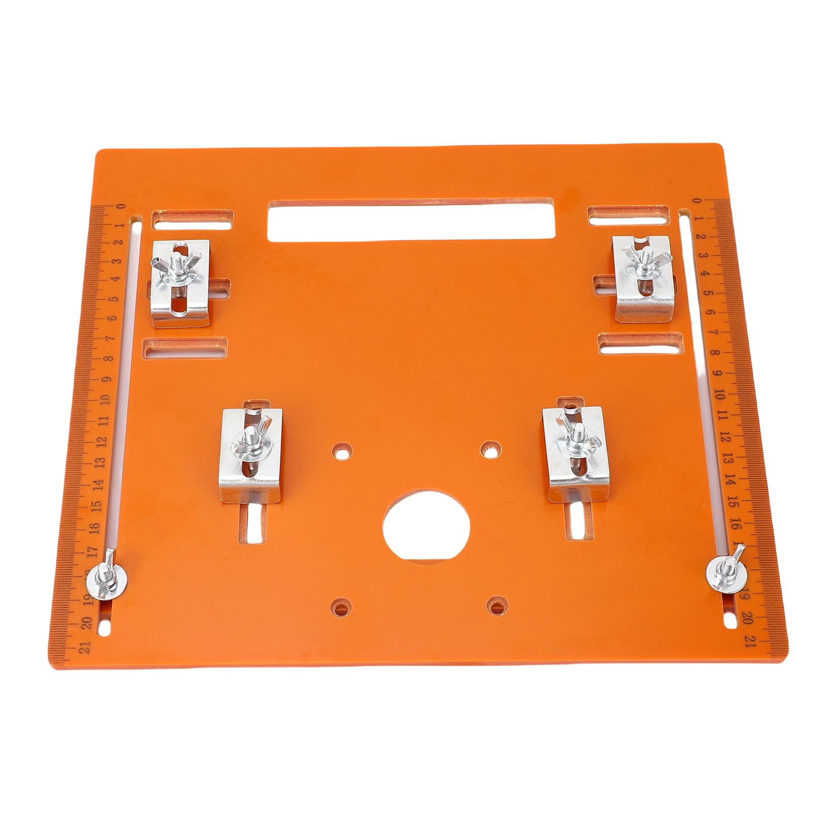 Naroote Placa de Base de Sierra Circular, Placa de Mesa de Enrutador Portátil para Trabajar la Madera