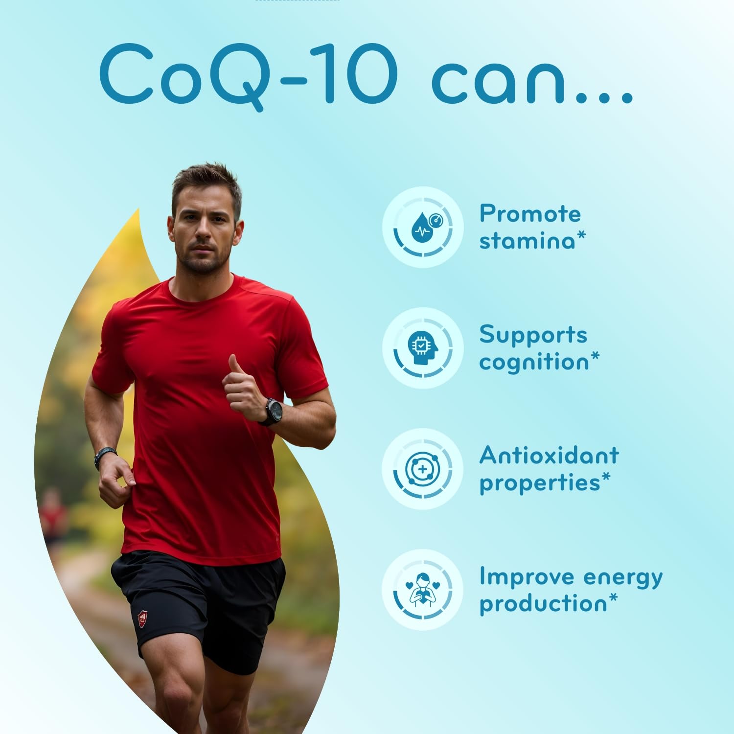 Clear Formulas Quick Absorption CoQ10 200mg - Coenzyme Q10 Potent Antioxidant for Heart Energy and Aging Support - High Stability CoQ10 Ubiquinone Capsules - Made in a cGMP US Lab - 200 Capsules — Amazon image 3