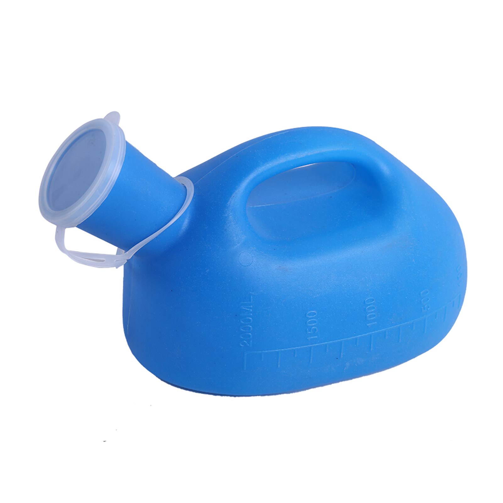 YNGJUENCP 2000ml Male Urinal,Male Urinal Bottles with Lid,Male Portable Urinal Pee Bottles Home Urinal Potty for Men(Blue)(Size:3pcs)