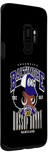 Miniatura 3 de Galaxy S9 667 Area Code Baltimore Maryland Flag Blaq Girl Bmore Pride Case