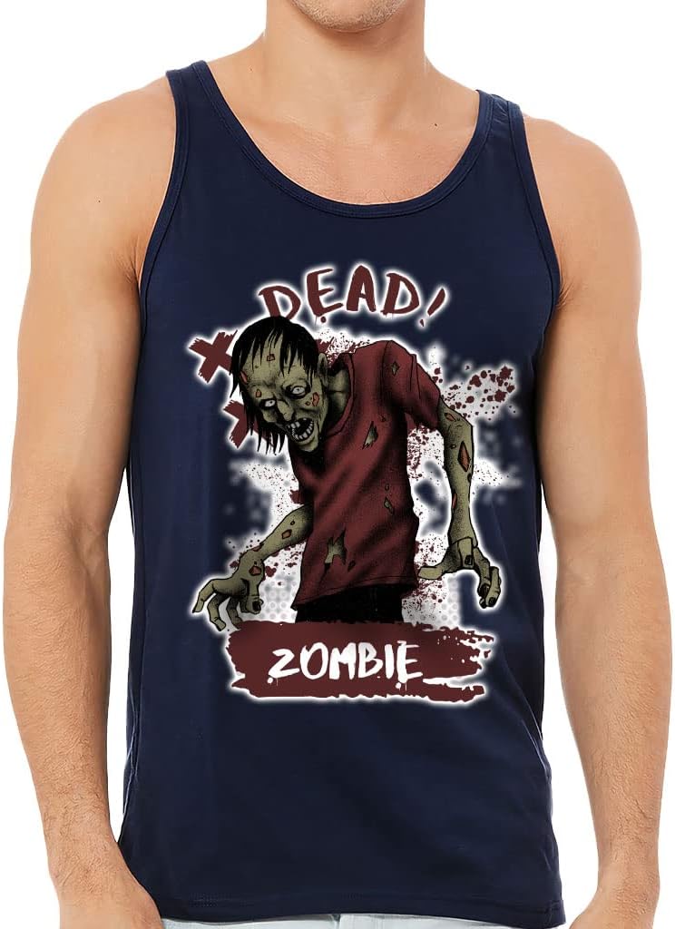 Dead Zombie Tank - Cartoon Workout Tank - Art Print Jersey Tank