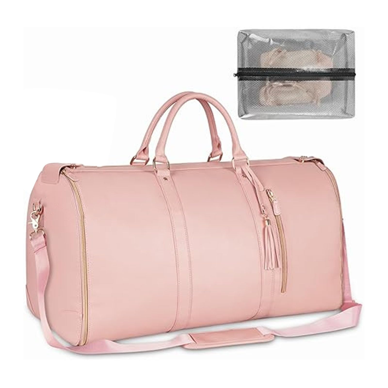 Borsone da Viaggio Donna Borsa Sportiva Elegante Leggero Palestra con Scomparto per Scarpe Lavoro Weekend