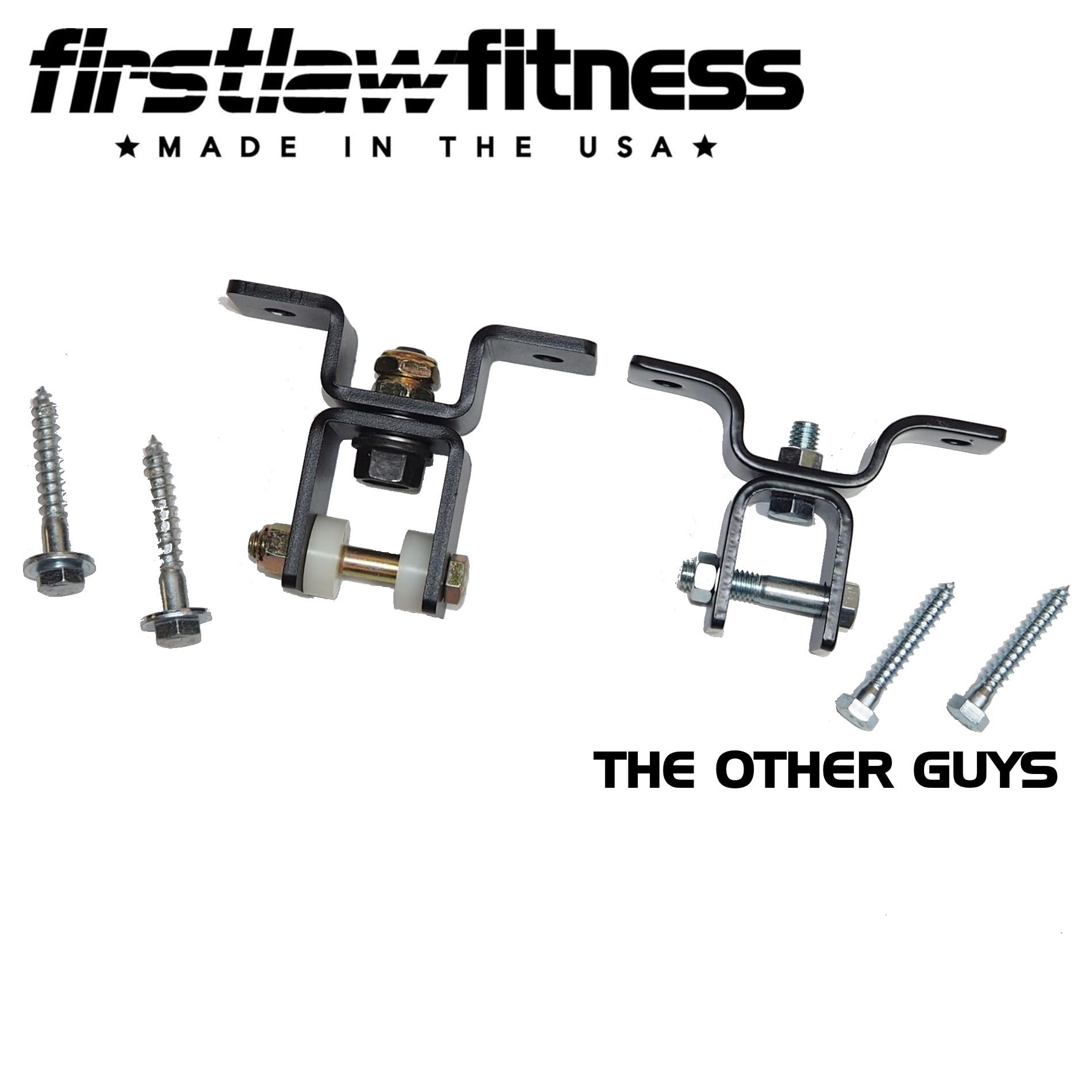 Firstlaw Fitness Wood Beam Heavy Bag Hanger to Mount Punching Bag - Fixed - No Swivel - Made in The USA!