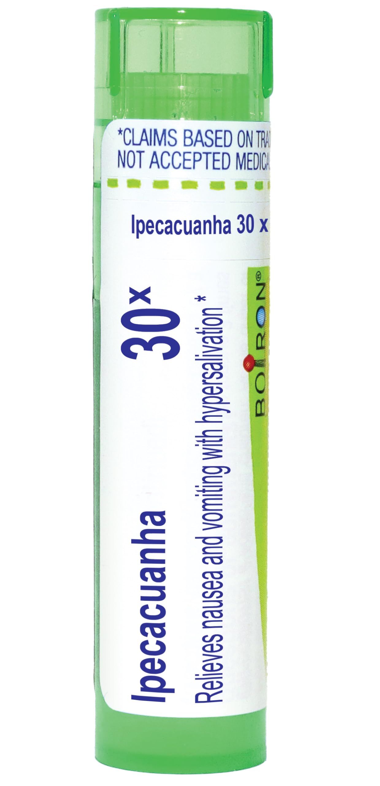 Boiron Ipecacuanha 30X for Nausea & Vomiting with Hypersalivation - 80 Pellets