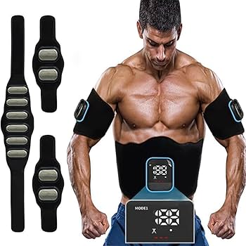 Amazon.co.jp: EMS 腹筋ベルト 最強モデル ジェルシート不要 腹筋