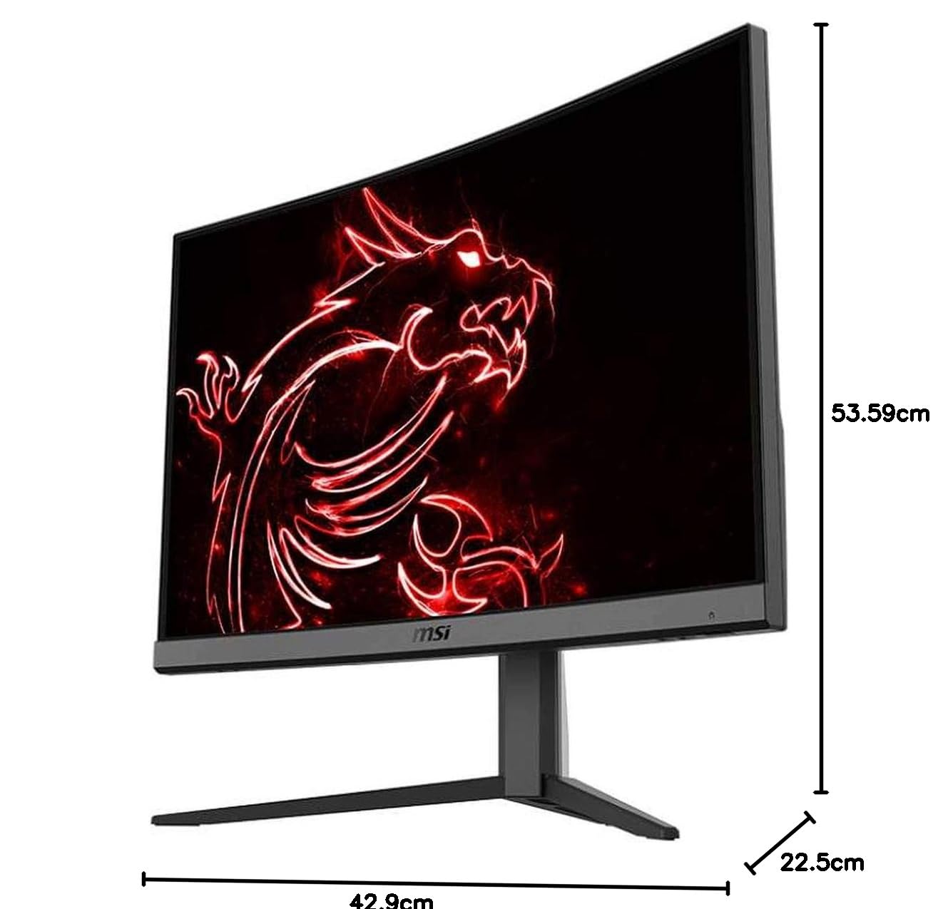 超美品‼️ MSI Optix G24C4 24インチ カーブゲーミングモニター MSI Optix G24C4 (importazione tedesca) FHD 1080p : Amazon.it