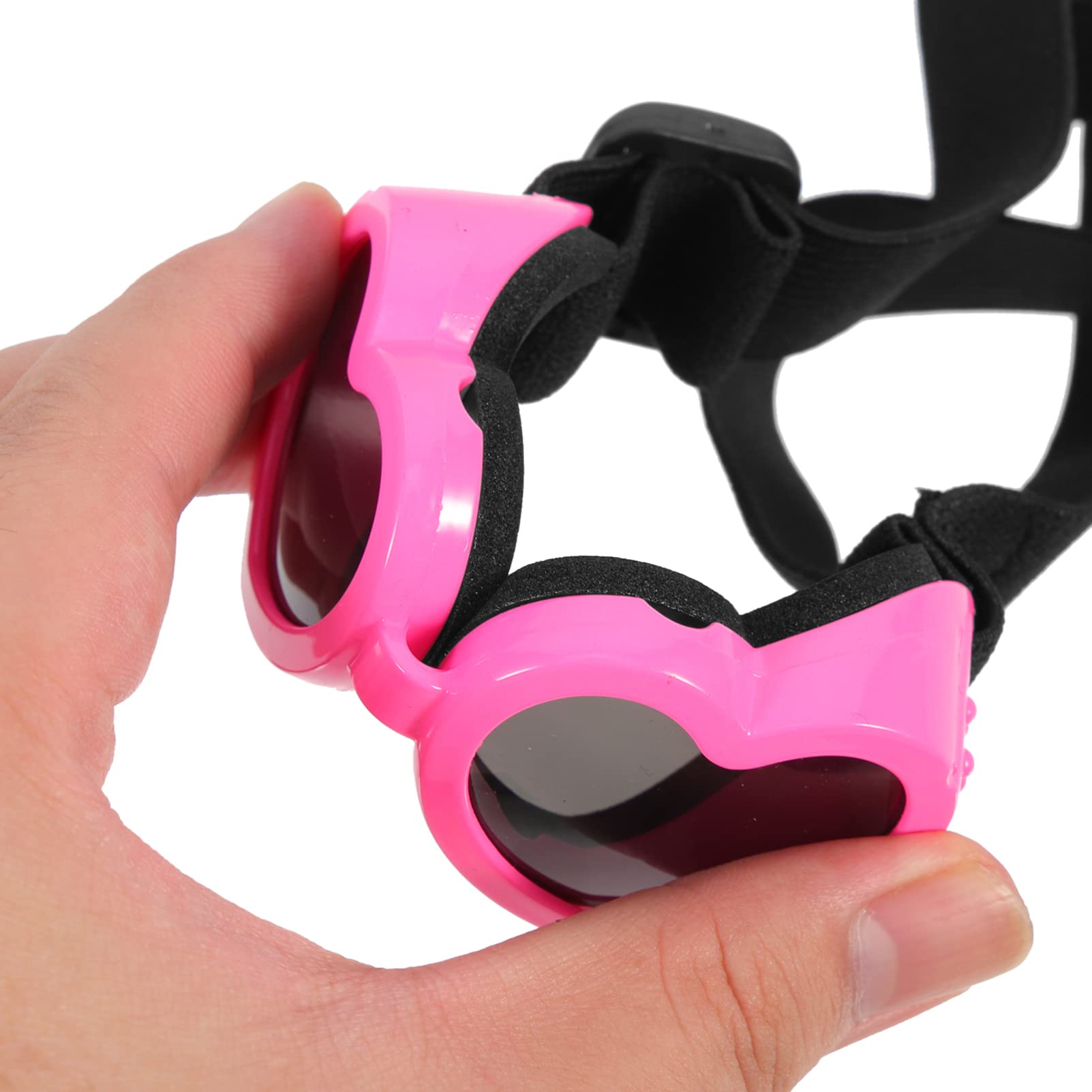 Angoily 4pezzi Occhiali Da Sole Per Cani Occhiali Protettivi Pieghevoli Vento Per Uso Esterno e Tpee Resistenti e Alla Moda Per Proteggere Gli Occhi Del Tuo Animale Da Luce Intensa e Vento