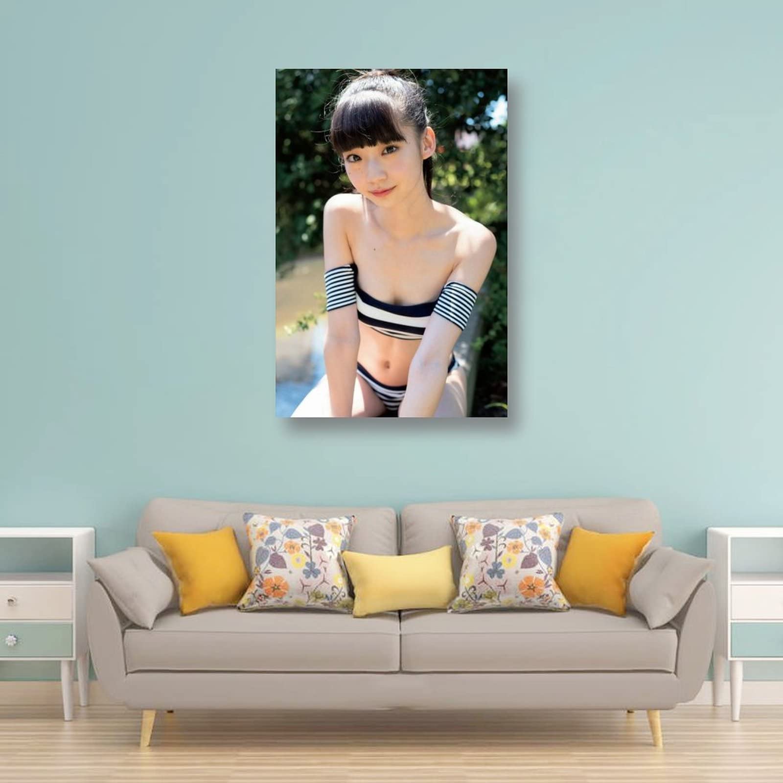 Amazon.co.jp: NGT48荻野由佳水着セクシー写真ポスターアートパネル