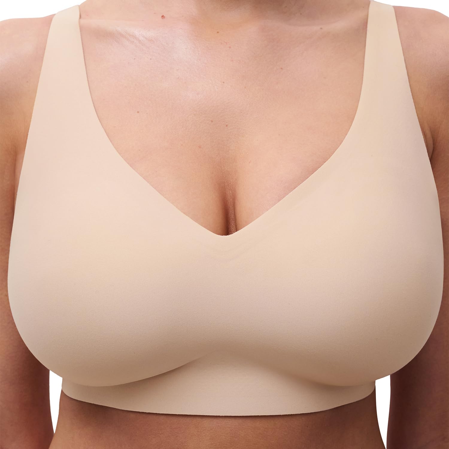 Chantelle Soft Stretch V-Neck Wireless Support Bra Soutien-Gorge de Sport Femme (Lot de 1)