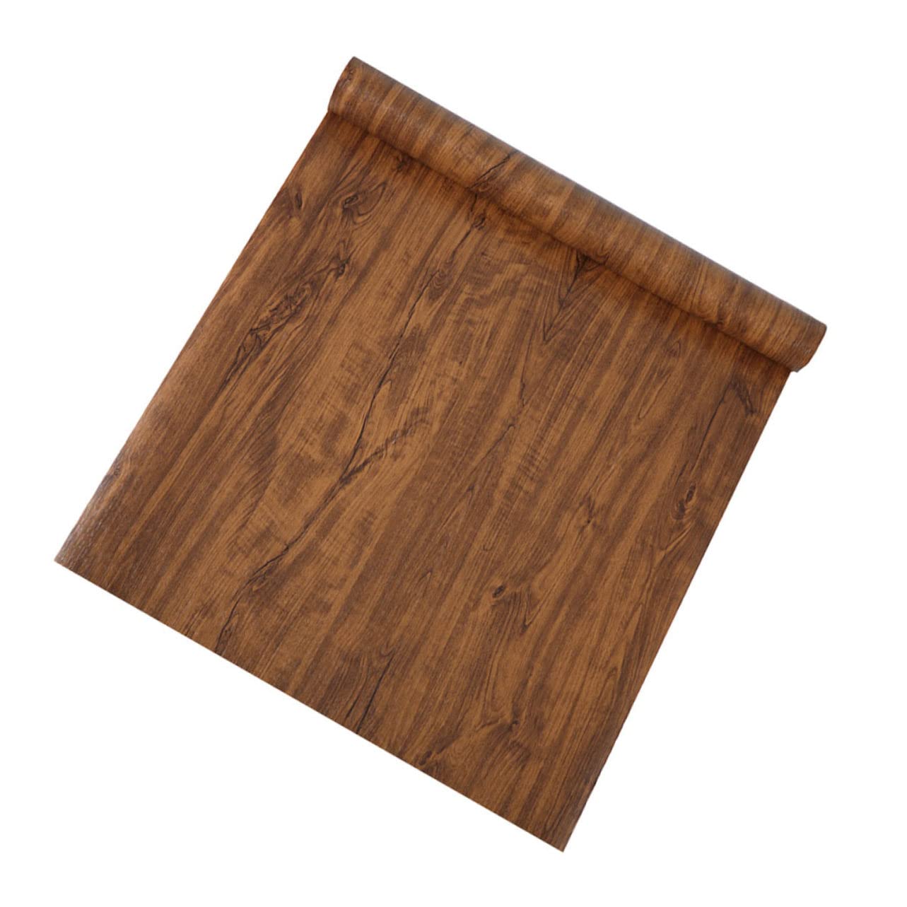 Rouleau autocollant grain de bois HEMOTON imperméable pour fond d'écran mural