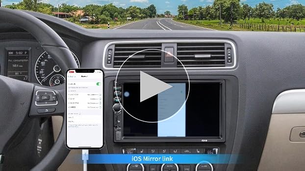 Amazon.com: Double Din Car Stereo,7 Inch Car Radio with HD