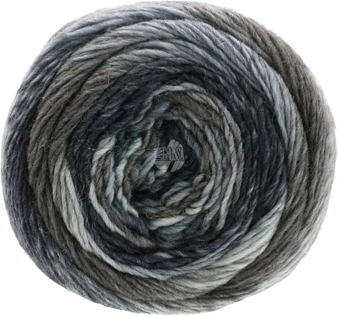 LANA GROSSA Meilenweit Color Mix | Merino-Dochtgarn mit Farbverlauf für Socken, waschfest | Handstrickgarn aus 75% Schurwolle & 25% Polyamid | 100g Wolle zum Stricken & Häkeln | 400m Garn FB8056 LANA GROSSA Meilenweit Color Mix | Merino-Dochtgarn mit Farbverlauf für Socken, waschfest | Handstrickgarn aus 75% Schurwolle & 25% Polyamid | 100g Wolle zum Stricken & Häkeln | 400m Garn FB8056
