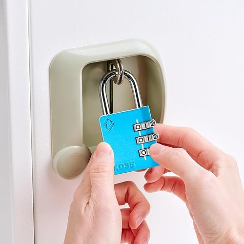 Miniatura 2 de XD35 - Candado de combinación de 3 dígitos para escuela, gimnasio, casillero deportivo, cerca, caja de herramientas, maleta, al aire libre,