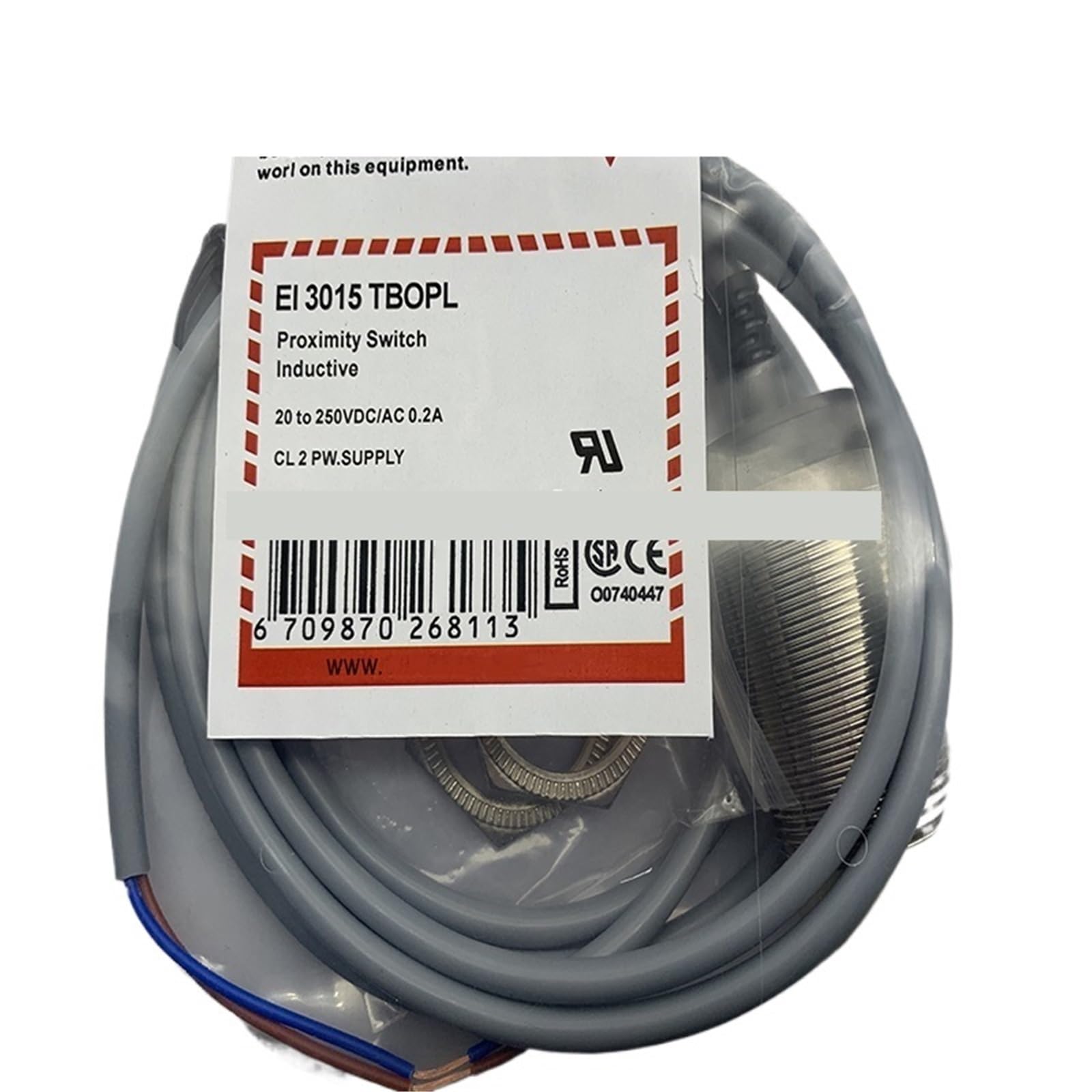 Capteur EI3010PPCPL inductif étanche à haute précision M30 - 5