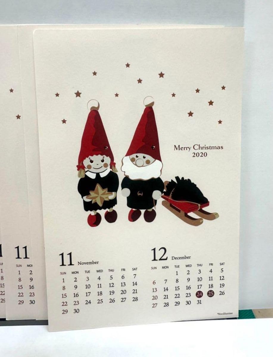 Amazon | ノルディカニッセ クリスマスポストカード9枚冊子3枚他7枚