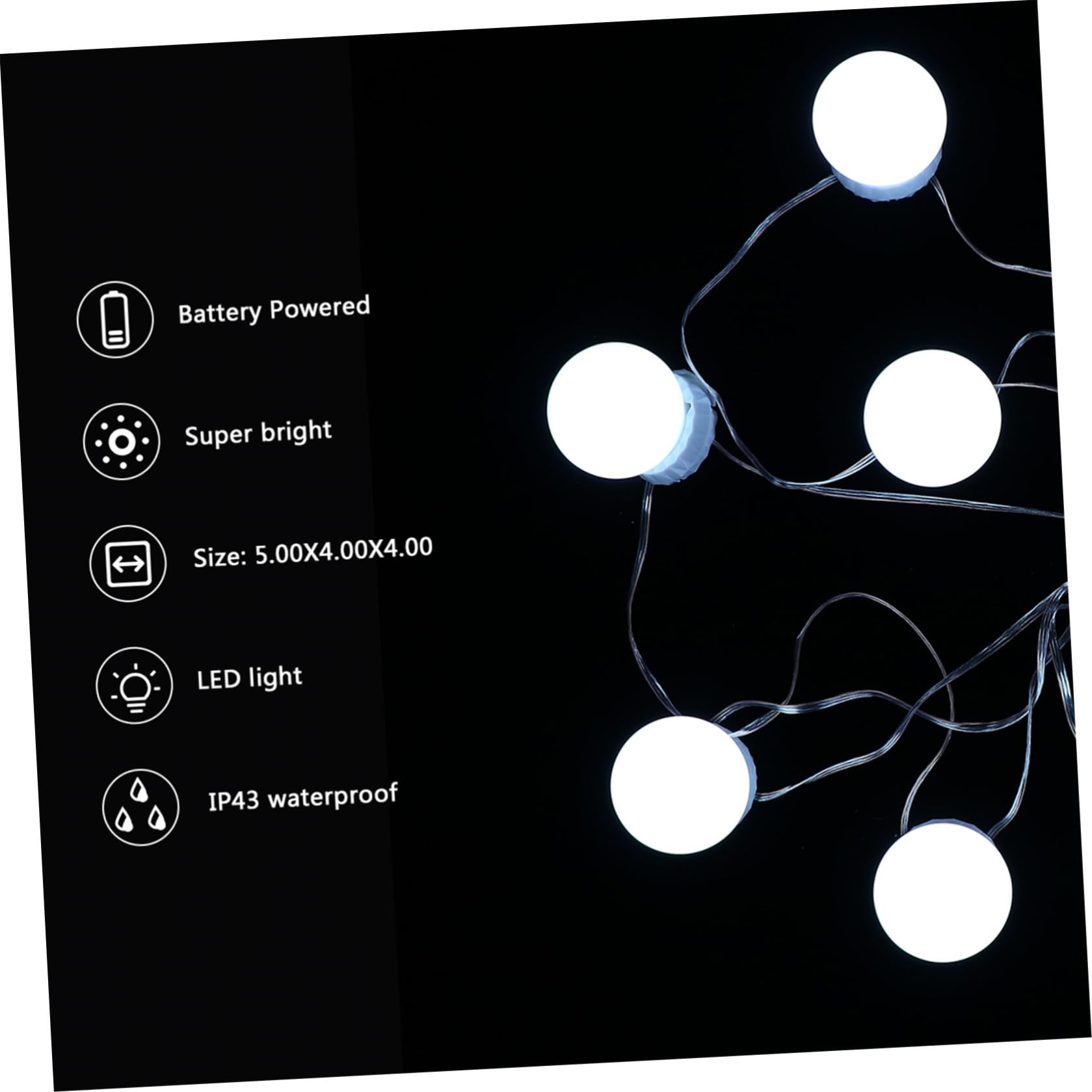 Kit D’éclairage LED Usb 10 Ampoules pour Miroir de Coiffeuse