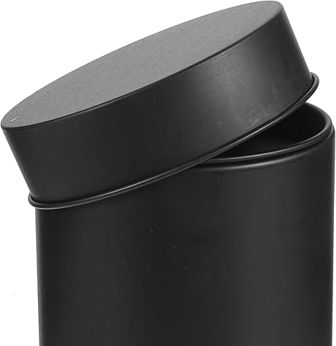 Miniatura 2 de EXCEART Recipiente de té de metal con tapa hermética, contenedor de almacenamiento para alimentos secos, frijoles de arroz