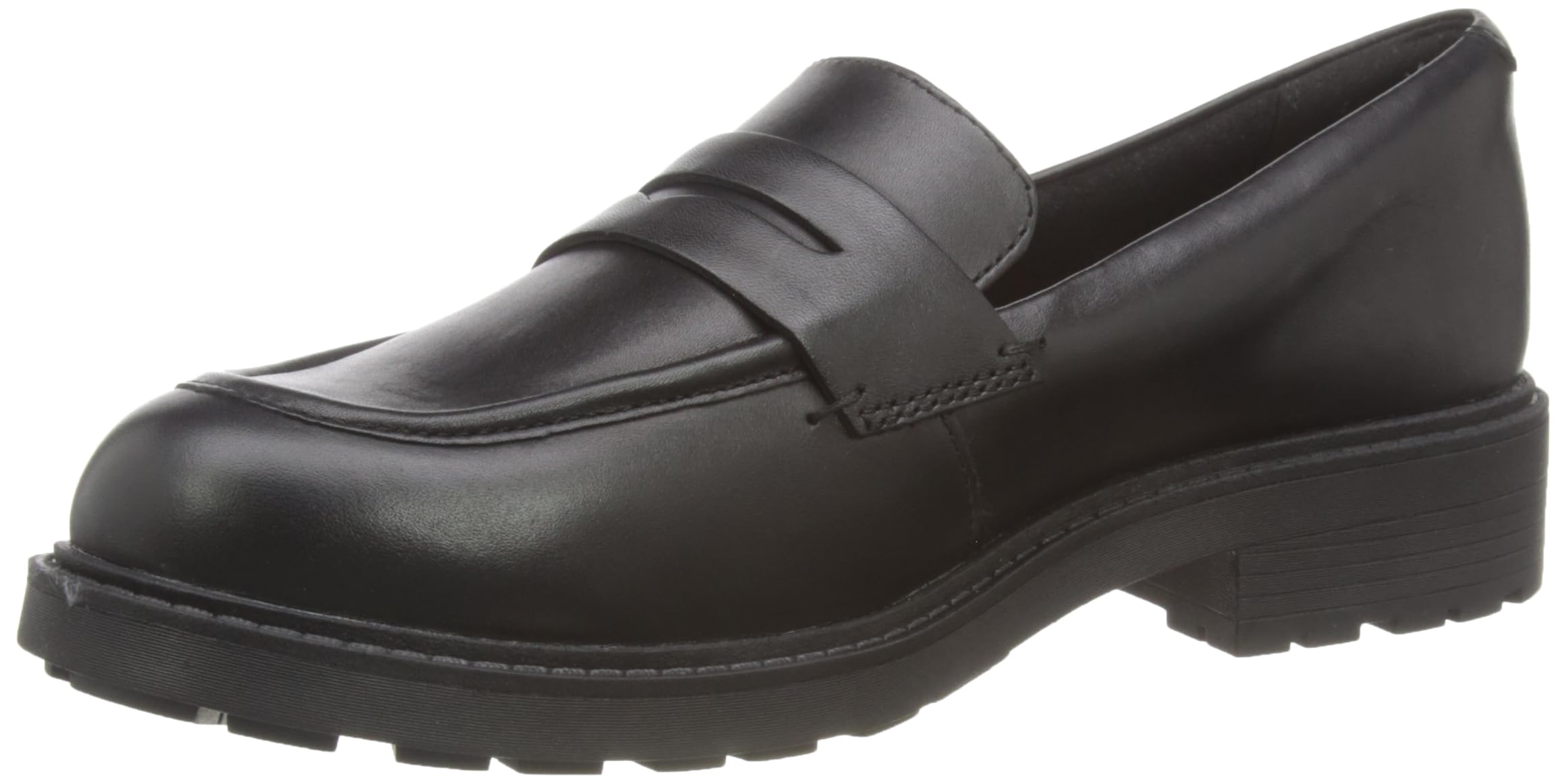 Clarks Orinoco2 Penny Womens Black Leather, 3
