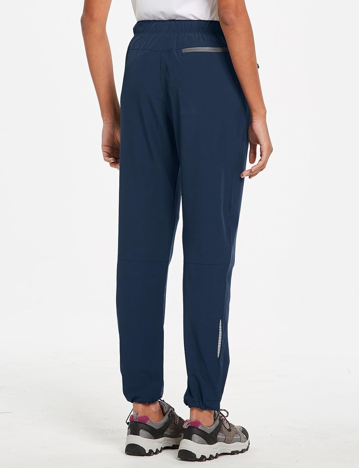 baleaf Women's Hiking Pants Quick Dry Lightweight Water Resistant Elastic Waist Cargo Pants for All Seasons - Image 9