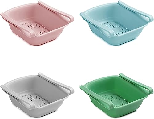 Miniatura 3 de Estante de almacenamiento apilable para refrigerador debajo del estante organizador de cocina duradero, ahorra espacio y versátil con práctica