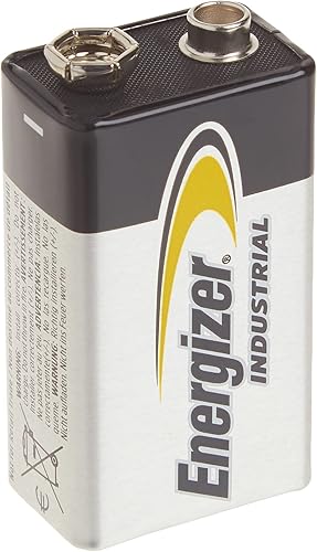 Energizer Baterías industriales de 9 voltios, batería alcalina de 9 V (12 unidades)