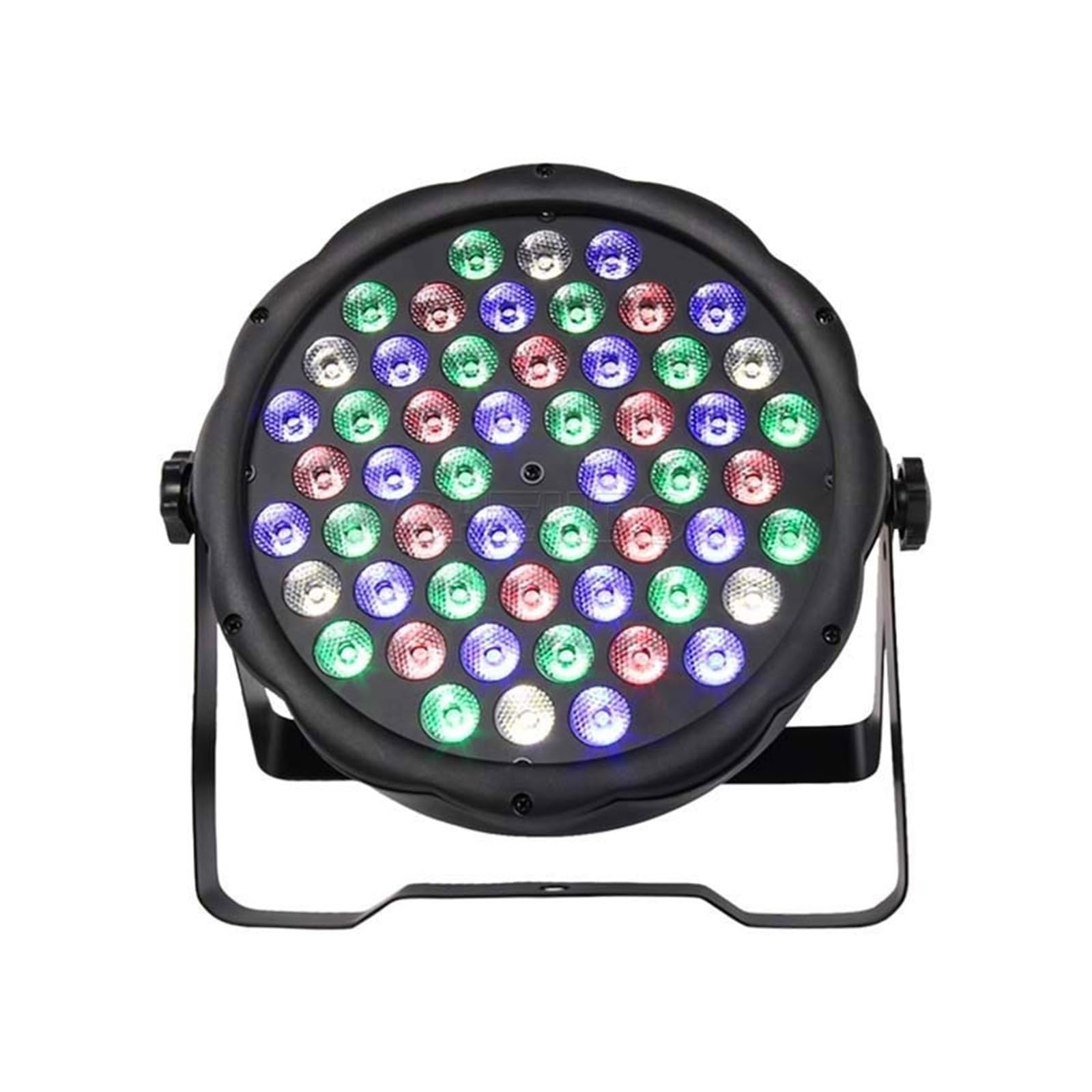 LLOOPK LED Flood Light, LED Par 54x3W / 54x9W RGB 3in1Wall Washer Flat Projector Floodlight Can Wash DMX512 Controller Effect Stage Design Lighting