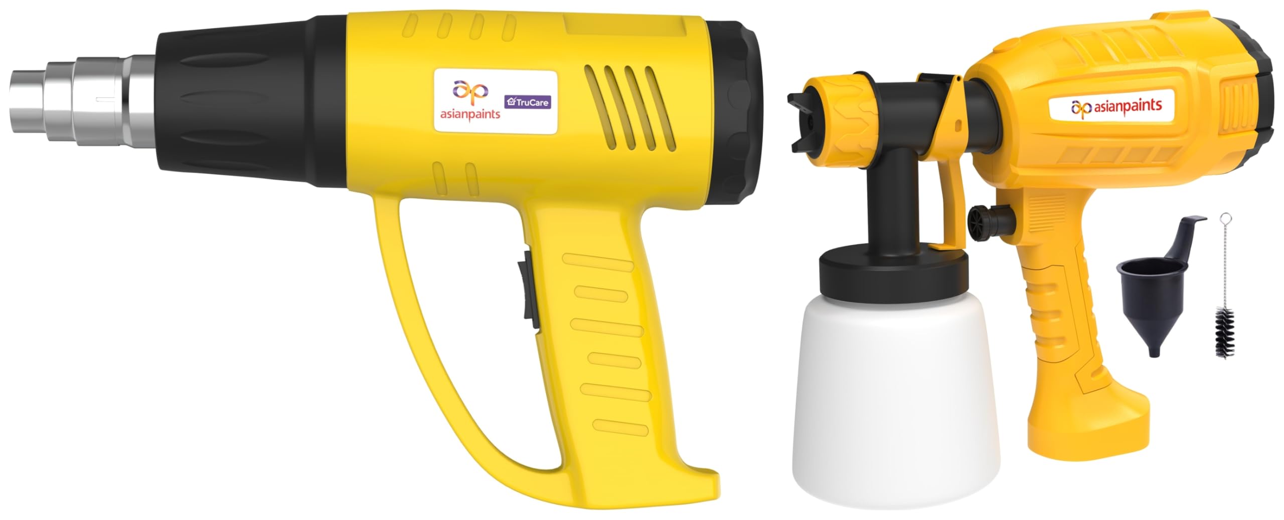 Asian Paints Trucare Paint Sprayer 550w with 800 Ml Container|Electric Paint Sprayer with 2M Long Ca