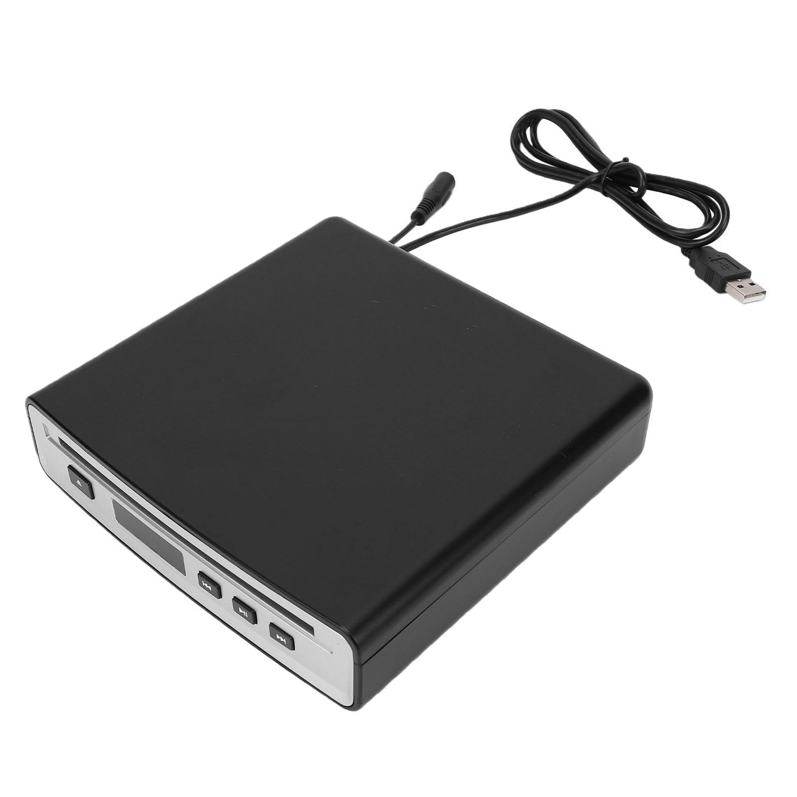 Zunate Lettore CD Portatile per Auto, Lettore CD USB Esterno Avanzato Antiurto, Audio per Auto Plug and Play per Musica per Veicoli, Ufficio Domestico