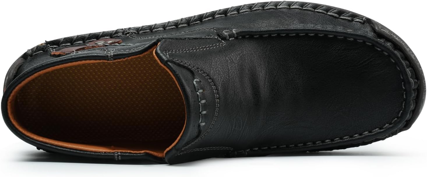 Men's Classic Dress Chukka Boots Loafers Casual Slip On Outdoor Casual Boots for Men Driving Travel Walking Shoes for Adult Male - Image 4