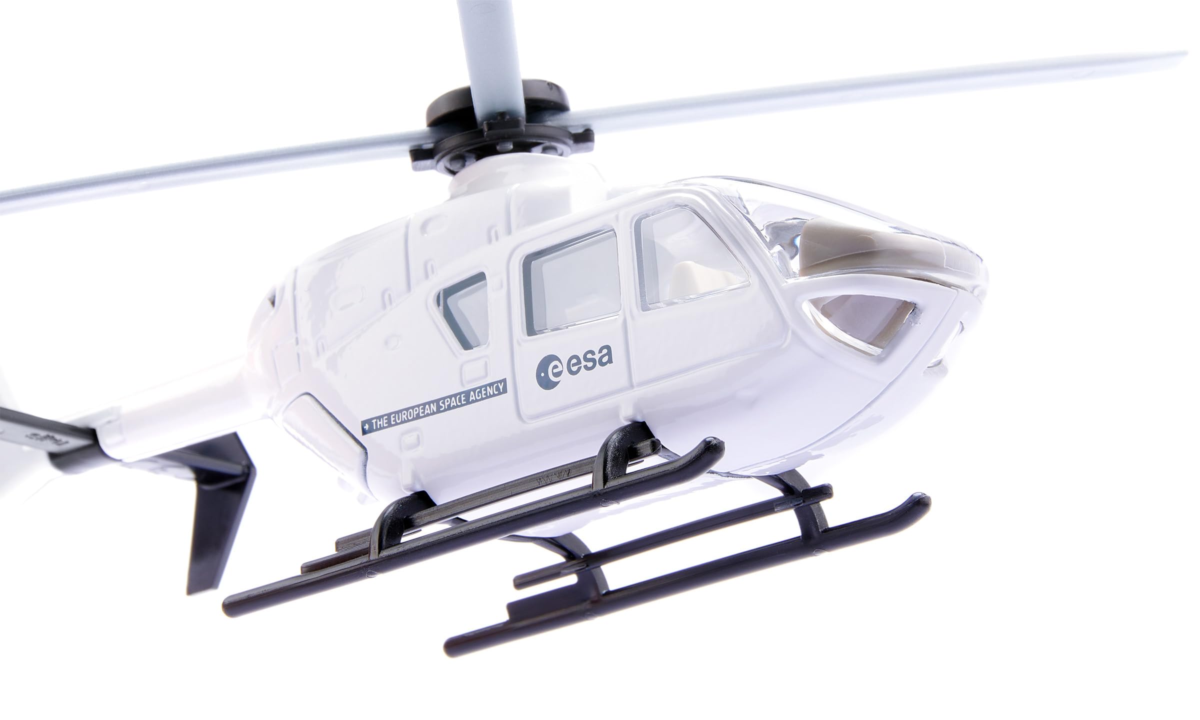 Siku 2537, Elicottero ESA, Elicottero Giocattolo per Bambini, 1:55, Metallo/Plastica, Bianco, Rotori Mobili