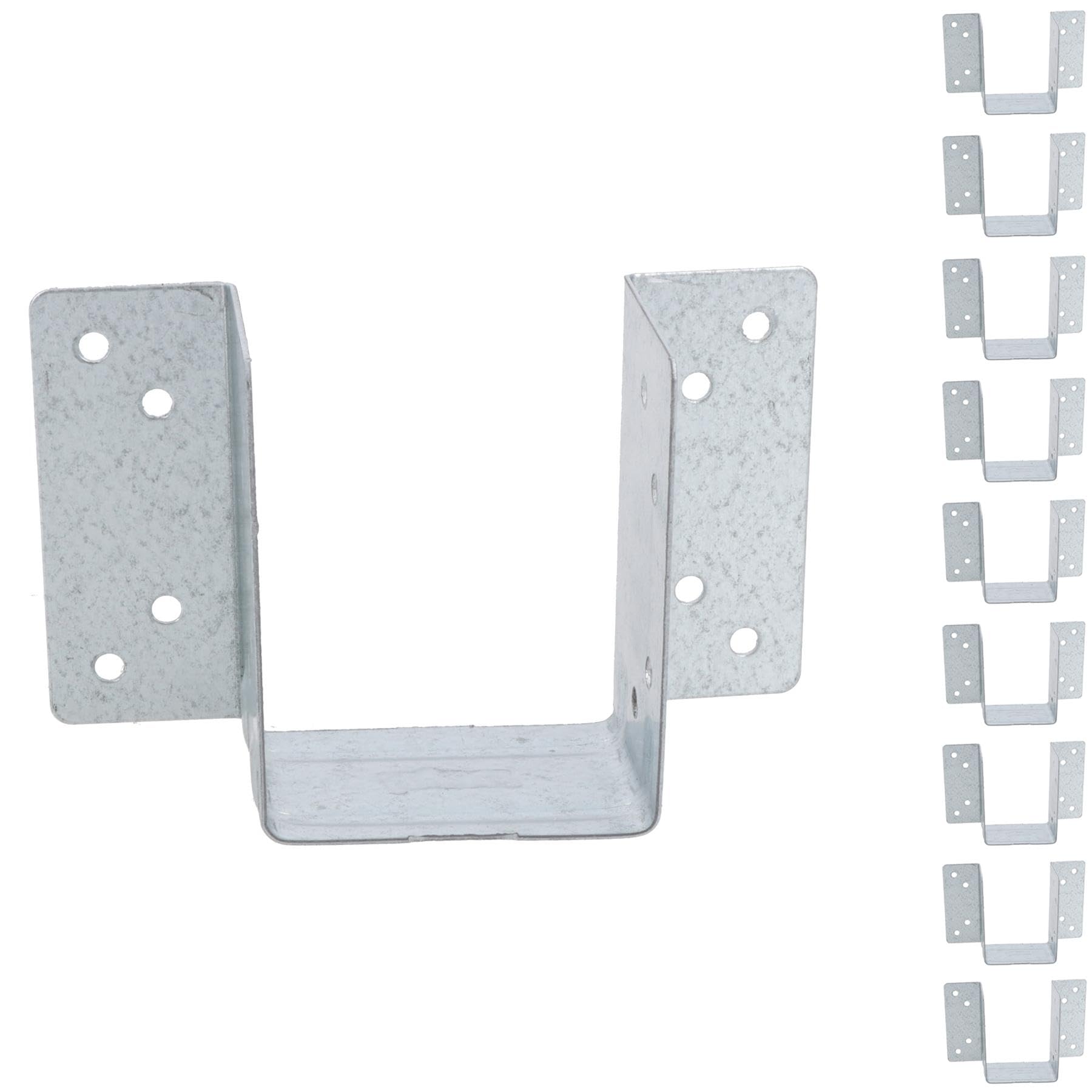 Mini Timber Wood Joist Hanger 50mm Decking Loft Galvanised Beam Holder 10PK