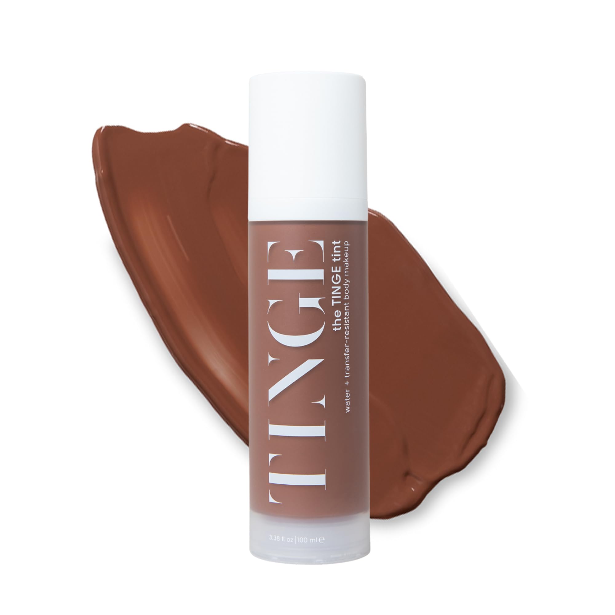 TINGETint Body Makeup, Lasts Up to 48 Hours, Medium Coverage Cream With Amino Acids, Hyaluronic Acid & Lysine, Semi Matte Finish, Water & Transfer Resistant, Vegan, 3.38 Fl Oz Tube - Deep Cool