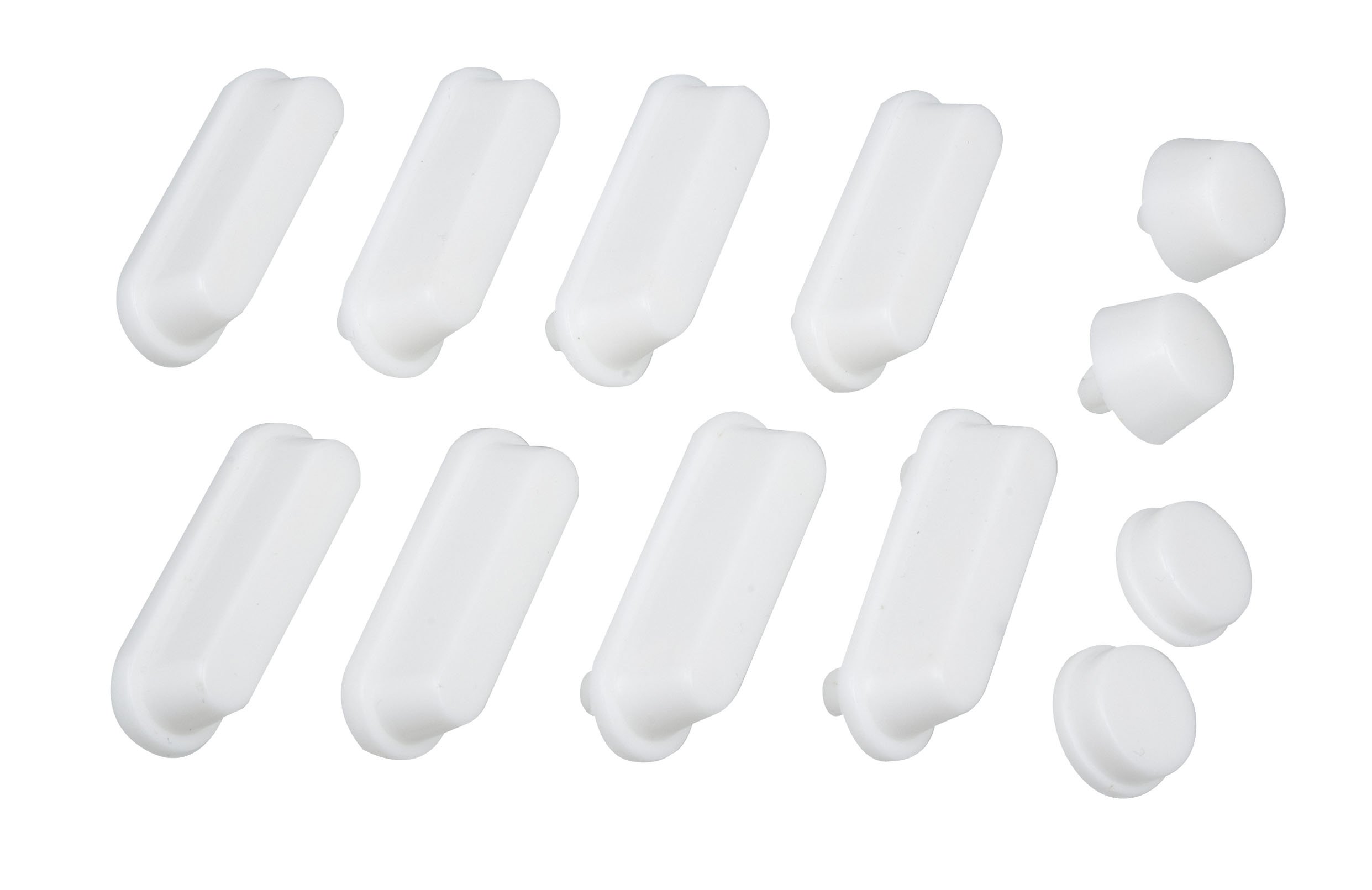 Wenko Rest Set for Toilet Seats in White, 10 x 10 x 3 cm