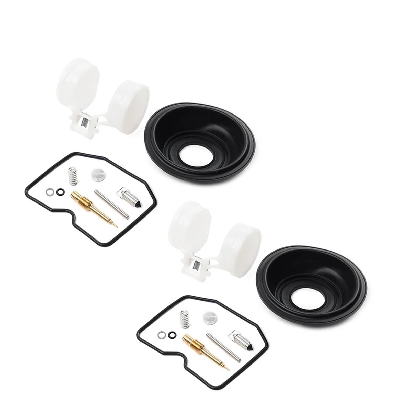Kit De Reparación Carburador para Motocicleta 2 Unidades con Diafragma Flotador para Kawasaki para EN450 1985-1990