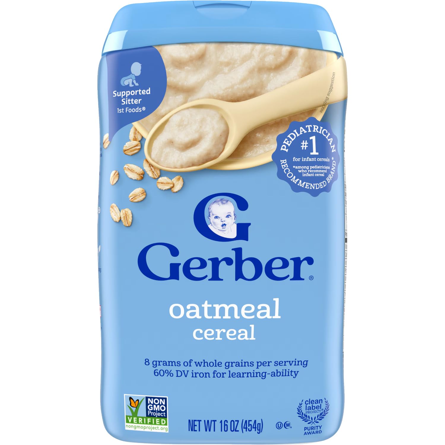 Oatmeal Single Grain Cereal, 454 g