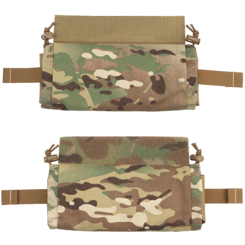 Bolsa Táctica De Primeros Auxilios para Chaleco Blindado Arnés Torácico, Bolsa De Trauma Médico Ifak Plegable Enrollable, Bolsas Portadoras Micro Subabdominales