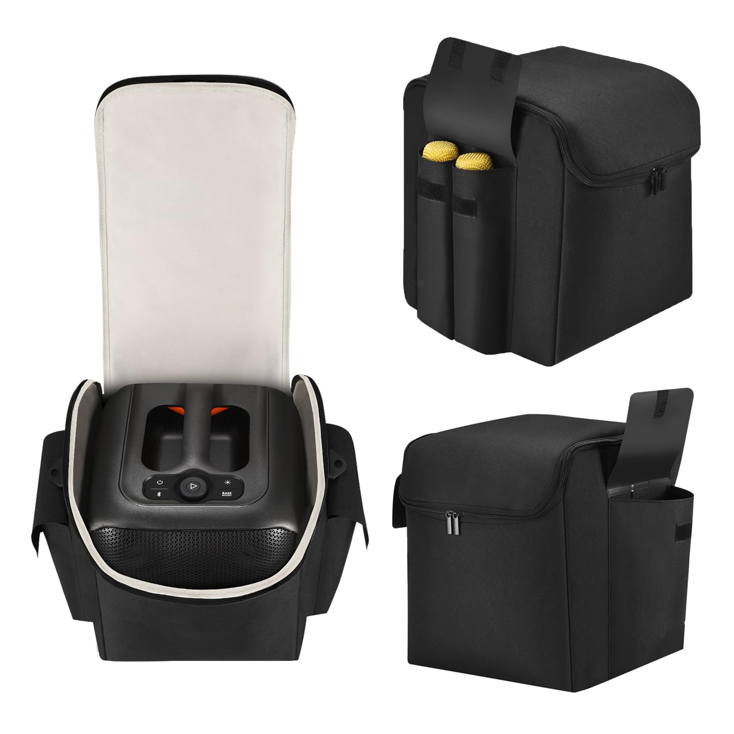 SXDCWFR PartyBox Encore Essential Storage case bag for JBL PartyBox Encore Essential speaker, portable multi-functional pocket for outdoor activities