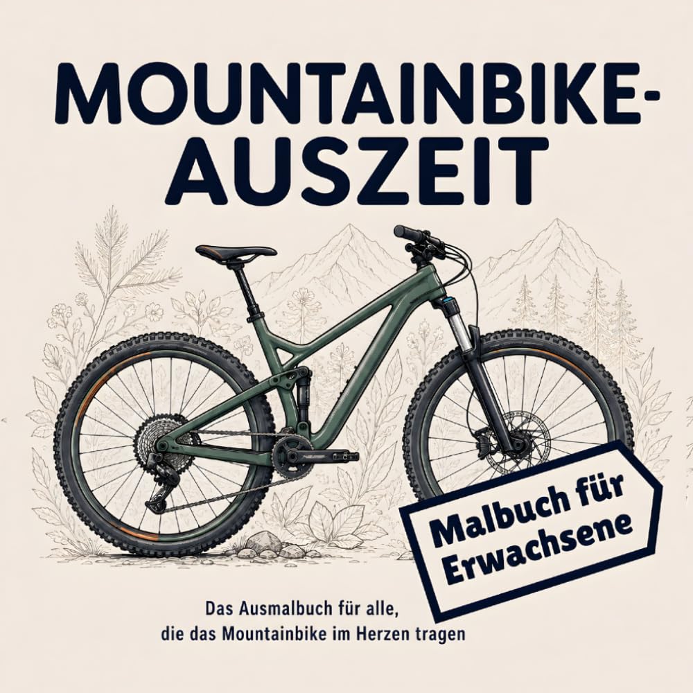 Mountainbike Auszeit: Malbuch für Erwachsene - Das Ausmalbuch für alle, die das Mountainbike im Herzen tragen
