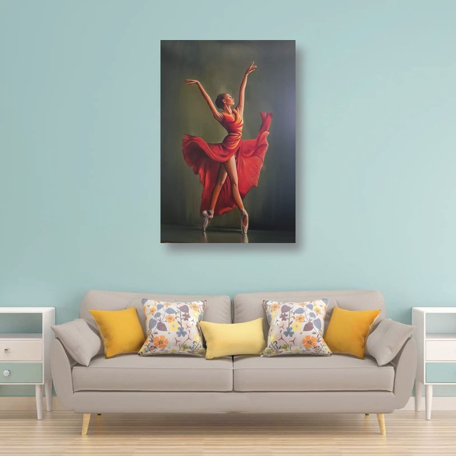 Ballet Pose – Elegante zwarte-witte kunst