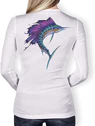 Womens Performance Fishing Shirt Girls Ladies Long Sleeve