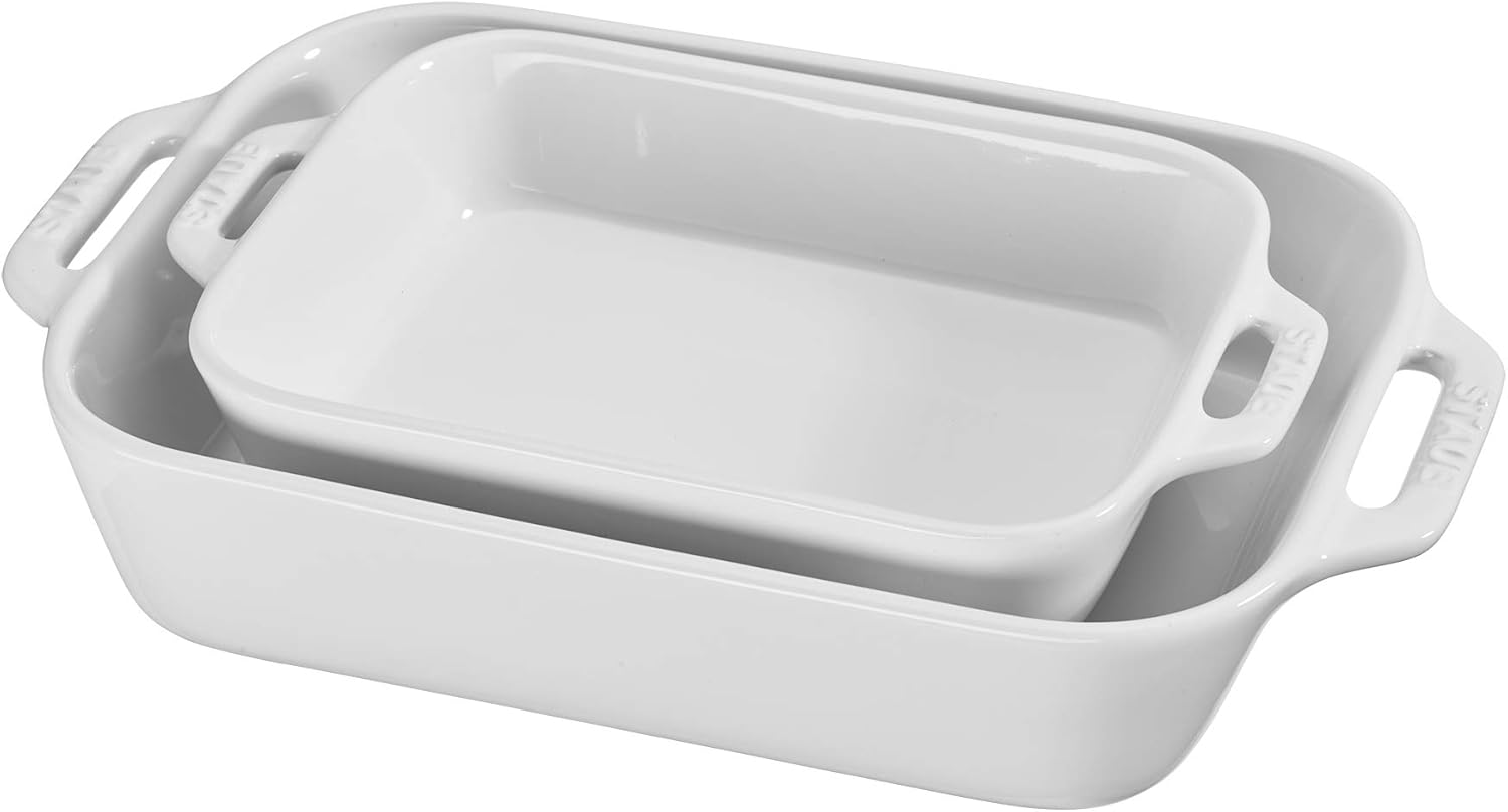 Staub Ceramic 2-pc Rectangular Baking Dish Set - Thumbnail 2