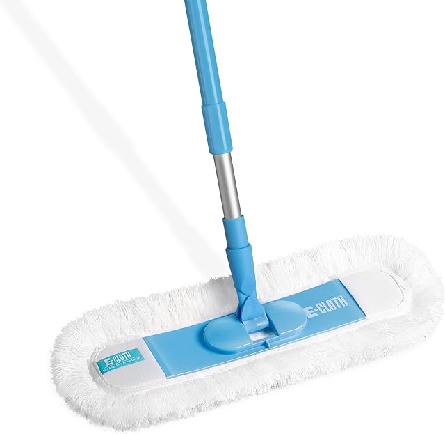 E-Cloth Flexi-Edge Floor & Wall Duster, Reusable Dusting Mop for Floor Cleaning, Floor Cleaner Ideal for Harword, Tile, Laminate and other Hard Surfaces, 100 Wash Promise, 1 Pack