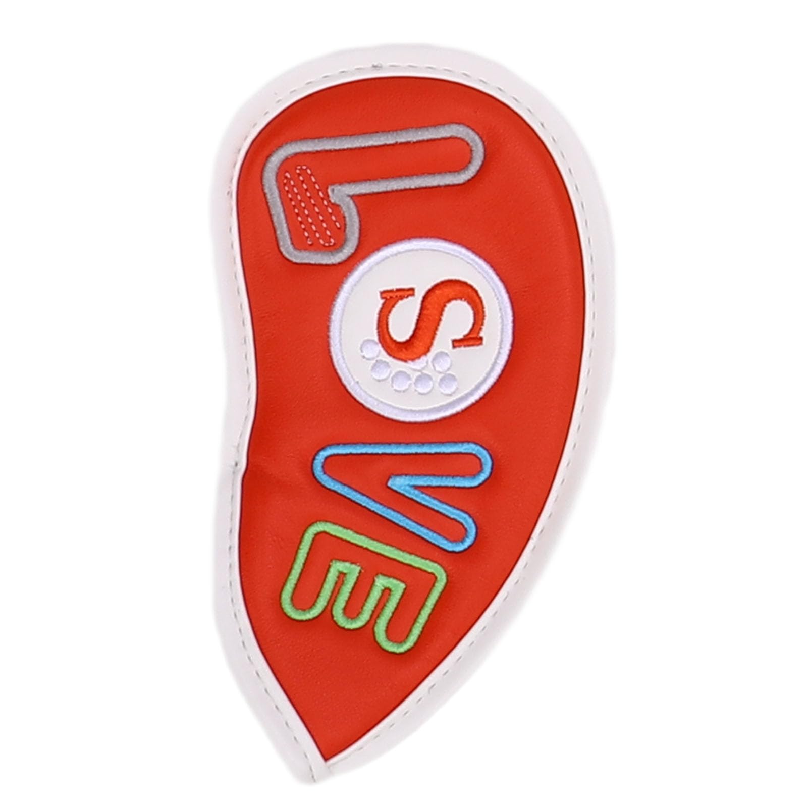 Generic Juego de Fundas para Cabeza de Hierro para Palos, Fundas Protectoras de Terciopelo Suave con Bordado Elegante para Amantes del Golf