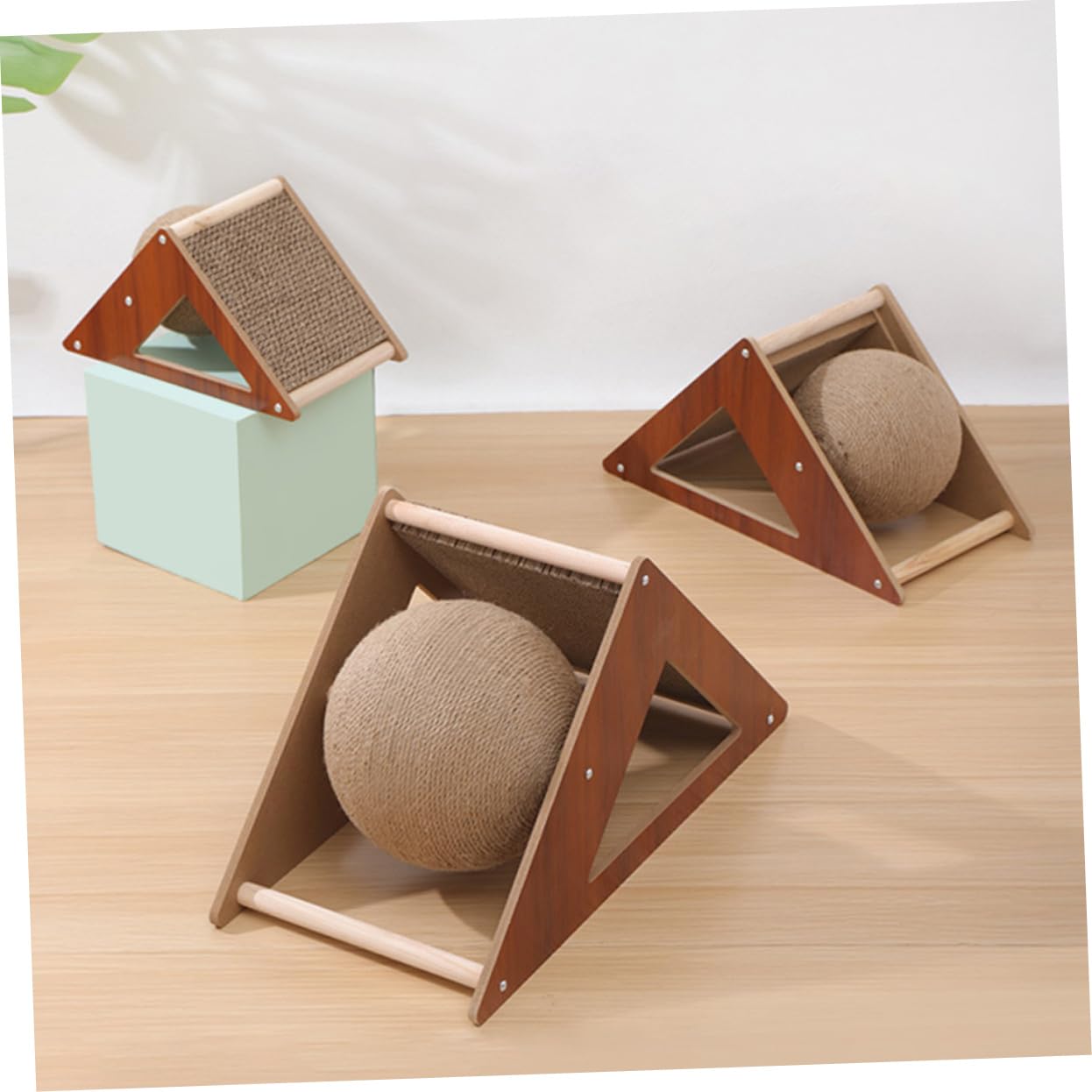 COLLBATH Bola Rascadora para Gatos Ideal para Gatitos Rascador De Suelo Duradero